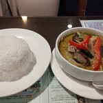 タイ料理バンセーン - グリーンカレー＋ご飯のセット