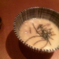 山城屋庄蔵 - 食事 ：牛小腸の雑炊 
                  