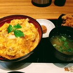 Tori San Wa - そぼろ親子丼(唐揚げセット)