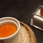 Maison de Fujii - プリン、葡萄の杏ゼリーコーティング