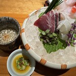 うさぎと亀 - 凝った刺身の食べ方！