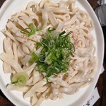 葱や平吉 - シメはおうどんにしました