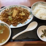 日高屋 - バクダン炒め定食