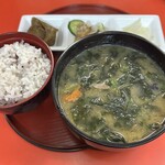 Mujijiru semmonten mamfu - 肝しんじ汁