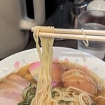 のりや食堂 - 中華そば 麺リフトアップ