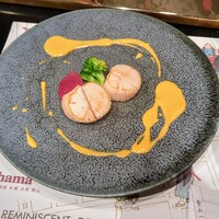 ステーキハウス ハマ  目黒店 - ホタテ鉄板焼