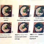 博多一双 - 順番が近づくと食券機で購入して、スタッフに渡す。