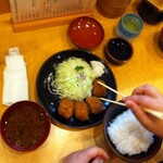 タケ馬 - ヒレカツ定食