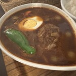 スープカレー屋 鴻 - 黒のハンバーグ