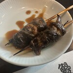 鰻禅 - 鰻のヒレのネギ巻