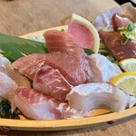 Sushi To Yakitori Daichi - 舟盛り5店盛り