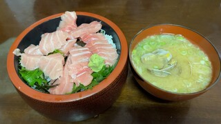 小暮食堂 - 本マグロ中トロ丼¥1..500