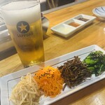 焼肉なが井 - ナムル盛合せ（コース）