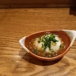 Kokou Shusai Shin - 温泉卵蕎麦の実餡かけ