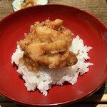 江戸前晋作 - かき揚げ天丼