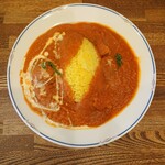 インドカレー茶屋 にきる - にきるランチ（コフタカレー・チキンカレー）