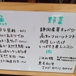 レストラン makiya - 材料