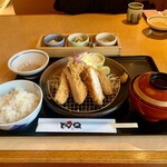 とんかつ とんQ - ⭐︎︎︎ ぶりかつ定食　
            　　　　　　　税抜１,８０８ 円（ 税込 １,９８９ 円）