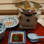 末冨 - 大将が取り分けてくれる