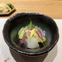鮨 青海 北新地 - ヨコワとコウイカの造り