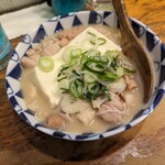須賀乃湯 - もつ煮ハーフ