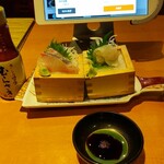 Ebisu No Utage - ちょい盛り鯛、かんぱち刺身