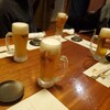Teru zushi - 先ずは生ビールで乾杯〰️‼️