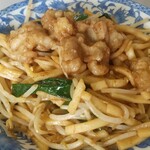 橋野食堂 - ホルモンうどん ピリ辛