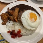 ガスト - 料理写真:ブラックカレー本気盛りライス特盛 ¥1300