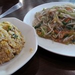 中華大新 - チャーハンと柔らかい焼きそば　2014.1