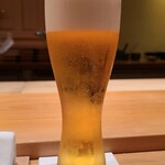 鮨 さかい - お酒①サッポロヱビスビール(生ビール、サッポロビール)
