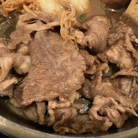 荒井屋 本店 - 牛肉のアップ