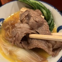 荒井屋 本店 - 牛鍋取り分け