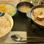 松屋 - シュクメルリ定食(ご飯大盛)