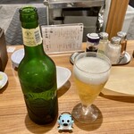 Tempura No Yama - 瓶ビールはハートランド