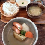 Cafe Cotatsu - ランチAセット　塩麹ポトフ