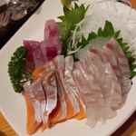 新萬丸亭 - 刺身3種盛り