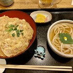 手打うどん　豊しげ - 親子丼 ミニうどん付き