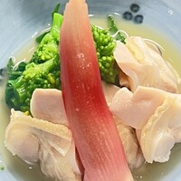 神泉いちのや - 蛤と菜花のからし和え
