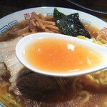 大井町 立食い中華蕎麦 いりこ屋 - スープ