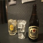 Yakiniku Goni Kyu - 角ハイボールとサッポロ瓶ビール
