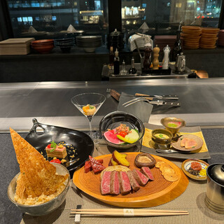 平日限定ランチ◆選りすぐりの食材で創る鉄板コースを気軽に堪能