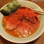 麺通 - カラフトらーめん（辛背油）激こってりで　辛さ3倍　780＋40円