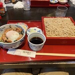 行善寺 やぶそば - ミニ上シロ丼せいろセット