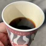 コーヒーファクトリー - 美味しくて忘れてた、半分飲んでパチリ！