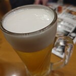 一軒め酒場 - 生ビール（420円）