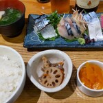 SABAR - とろさば４種盛り刺身定食