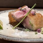 炭焼 おかげさん - 高坂鶏腿たたき