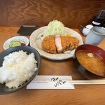 とんかつひなた - 特選リブロースカツ定食