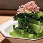 炭焼 おかげさん - 仙台小松菜のおひたし